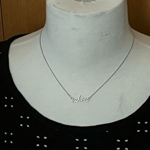 Kate Spade Taken Silver Necklace